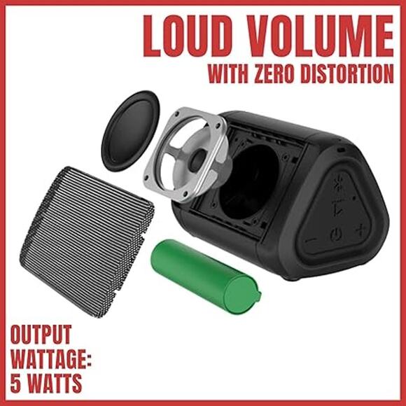 OontZ Angle Solo Portable Bluetooth Speaker 5.0-5W Sound, 10-Hr Battery, - Picture 5 of 6